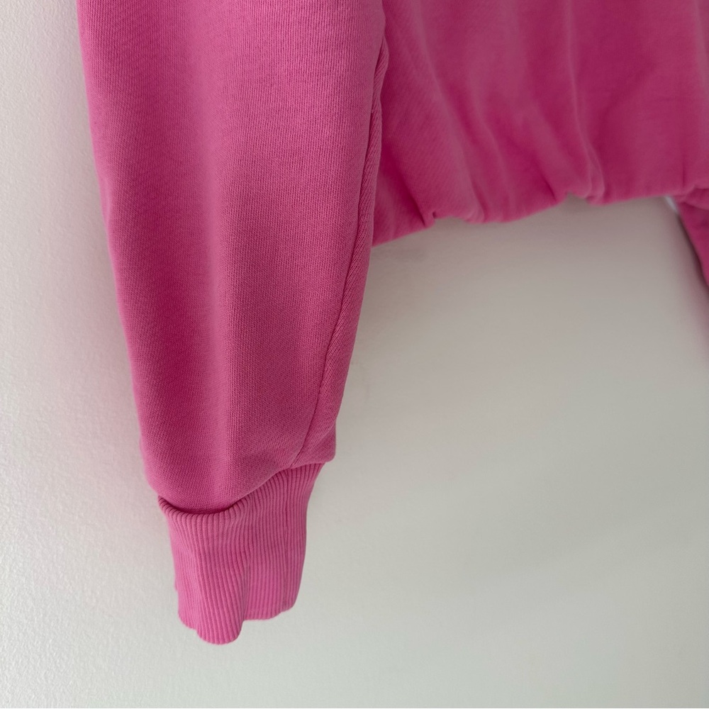Pink Cropped Sweatshirt - Picture 3 of 8